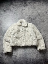 🔥STELLA MCCARTNEY FAUX FUR  CROPPED AVANT GARDE BOMBER JACKET