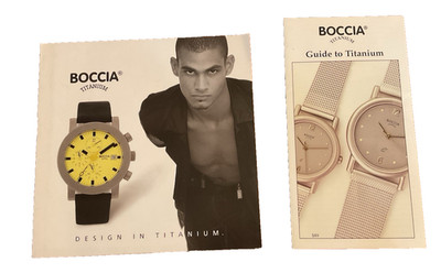 Boccia Titanium Designs Catalog Guide 2 Brochures Watch World Spokane WA J1