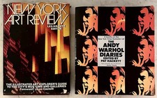 NEW YORK ART SCENE BOOKS: Art Review (1982) & The Andy Warhol Diaries (1991)