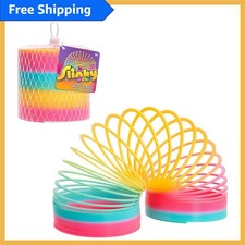 Walking Spring Toy - 5-Inch Rainbow Giant Slinky for Ages 5 Up