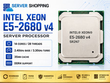 Intel Xeon E5-2680 V4 CPU Processer 14 Core SR2N7 2.40GHz 120W 35MB L3 Cache