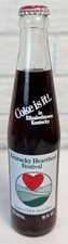 1984 Kentucky Heartland Festival Coke Full 10 oz Bottle Elizabethtown KY