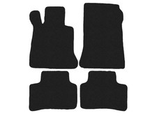 Velours Fußmatten für Mercedes GLK X204 2008-2015 , Anthrazit x14 Rand