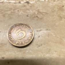 5 Pfennig M&uuml;nze (BRD) Nominal 5 Pfennig