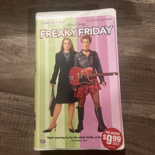 Freaky Friday VHS Walt Disney Pictures 2003 PG Lindsay Lohan TESTED /BlockBuster