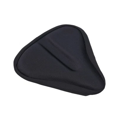 Cyclisme Si??ge Gel Housse Noir V??lo Ext??rieur Accessoires Silicone Coussin - Photo 1/4