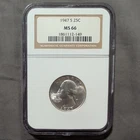 1947-S 25c Washington Quarter NGC MS66