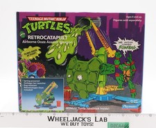 Retrocatapult 100  Complete TMNT 1989 Playmates Action Figure Vehicle NEW MIB