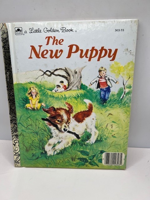Vintage The New Puppy Little Golden Book 1969 VGC