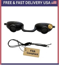 Flexible Sun Goggles Eye Protection UV Black Glasses Eyes Protect Tanning Bed US