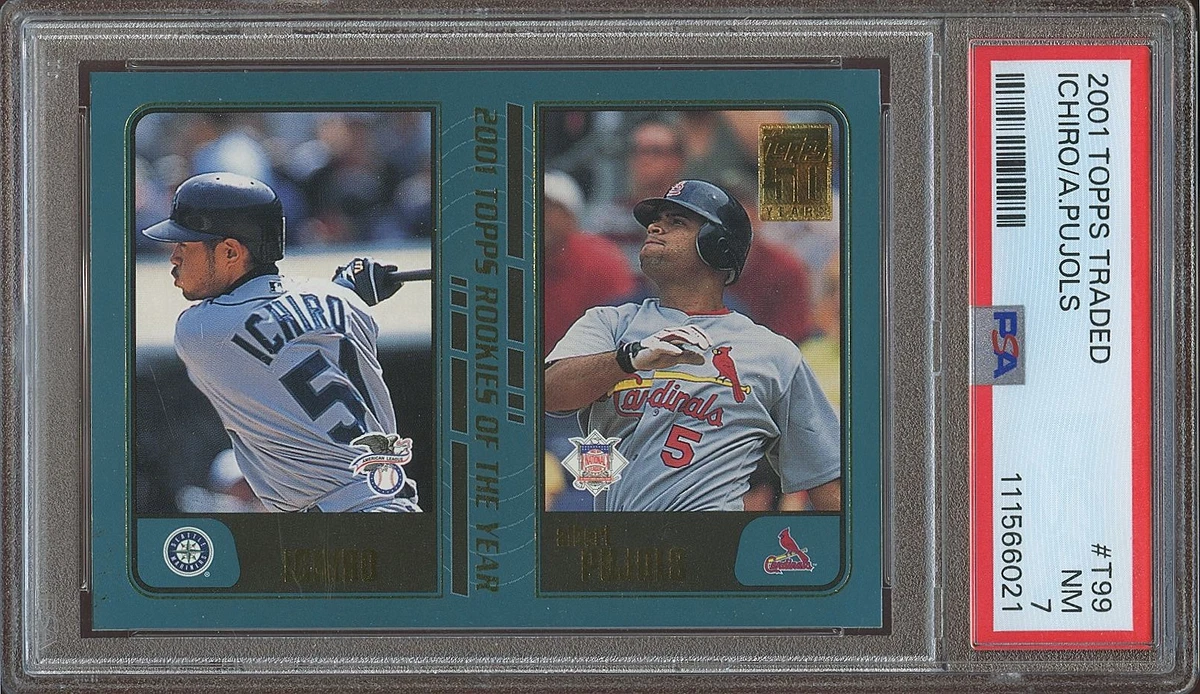 2001 Topps Traded & Rookies - Albert Pujols Ichiro Suzuki #T99 for