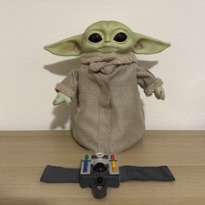 Mattel Baby Yoda Grogu Animatronic Toy Moves Talks Tested Works. With Remote