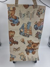 Caddie à roulette beige