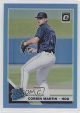 2019 Donruss Optic Rated Rookies Carolina Blue Prizm 34/50 Corbin Martin 03xg