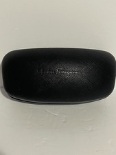 Salvatore Ferragamo Eyeglass Case Unisex Black Hard Shell Sunglasses