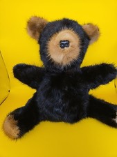 Vintage 10" 100 MINK FUR Teddy Bear Sitting Plush by Anthon's Fur Inc 1982
