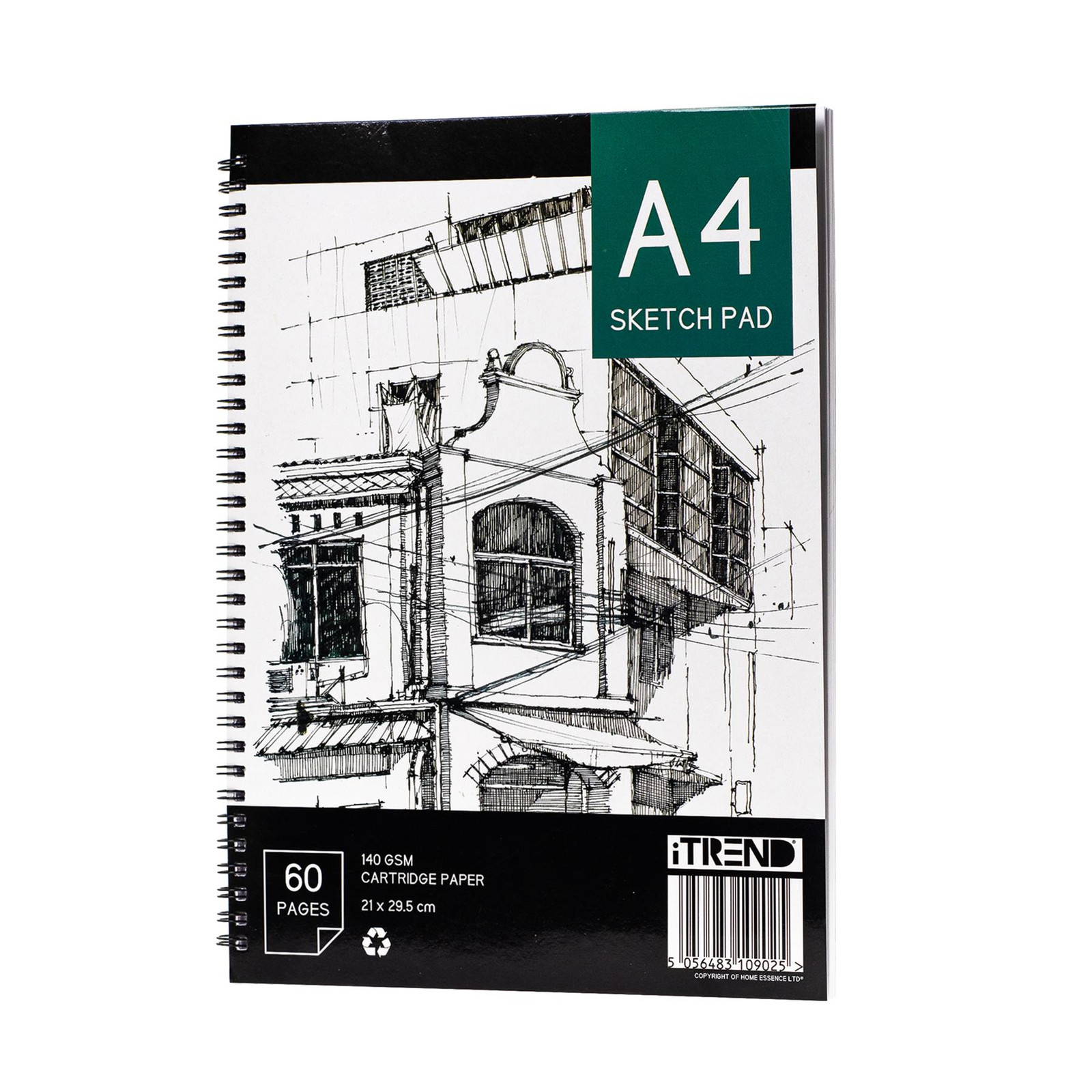 Sketch Book Artist Drawing Pad Spiral White Cartridge A4 Paper Home Craft