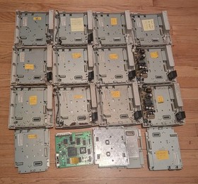 Huge Sega Dreamcast Console Parts Lot (Shell, Disc Drive, Motherboard, PSU)