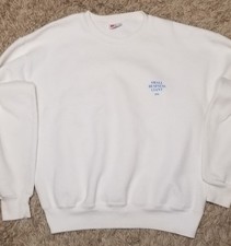Vtg 80s 90s IBM Computer Small Business Giant Technology Sweatshirt USA MADE L