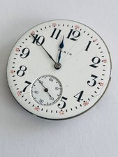 1913 Elgin Grade 313 16S 15 Jewels Open Face Pocket Watch Movement Repair