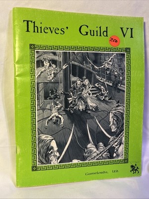 Thieves  Guild VI Gamelords Ltd Sourcebook / Rulebook / Scenarios