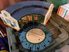 Tidmouth Sheds Green Roundhouse - Thomas Friends Wooden Railway Trains