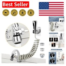 Flexible Faucet Sprayer with 3-Way Diverter Valve - Instant Upgrade for Kitchen