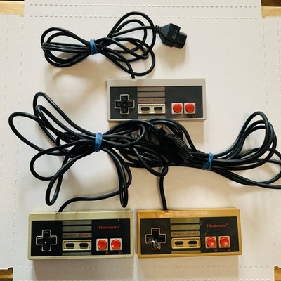 Lot Of 3  (Nintendo Entertainment System) NES Controllers 2 OEM 1 Aftermarket
