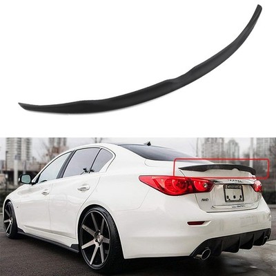Abs Primered Black Stable Spoiler Wing For Infiniti For Q50 14-20 S Sport Style