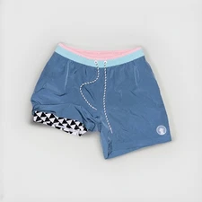 Chubbies Classic Shorts Mens Large Blue Gravel Roads Swim Trunks 5.5 ins Lined