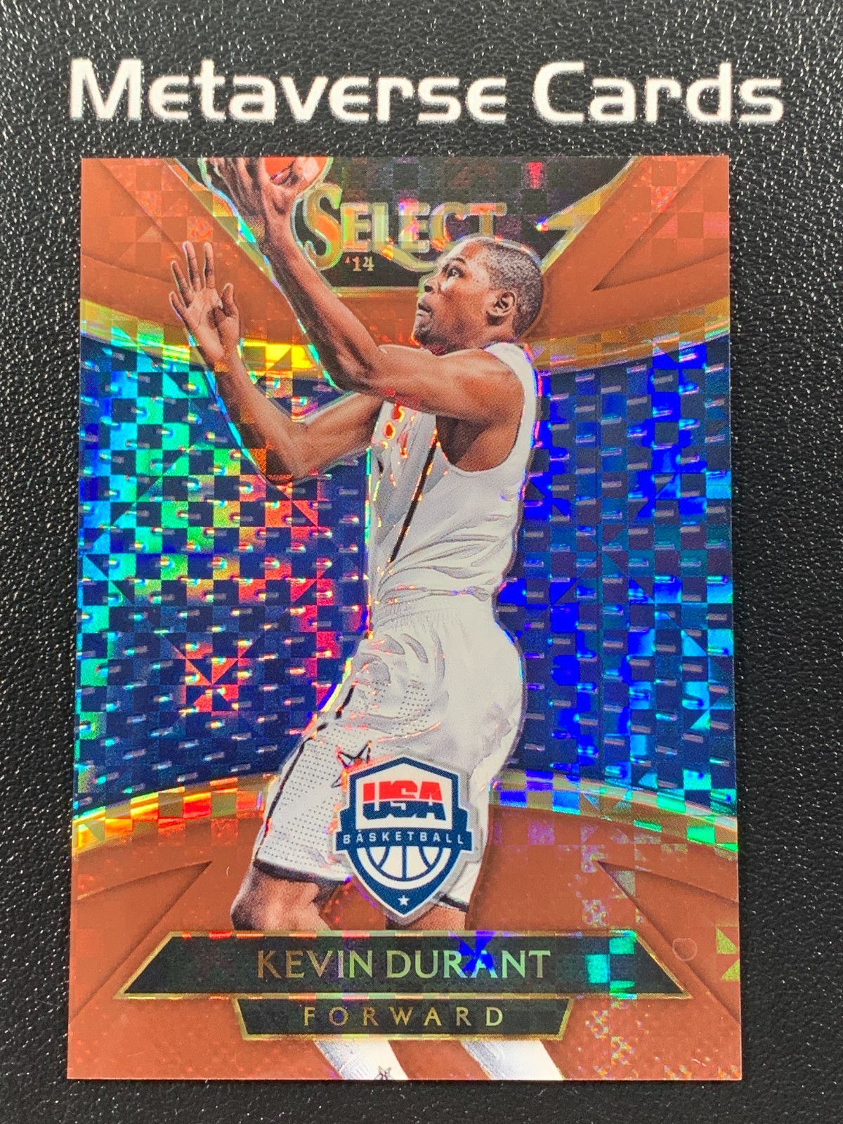 2014-15 Panini Select #215 Kevin Durant Copper Prizm Courtside 29/49 Team USA