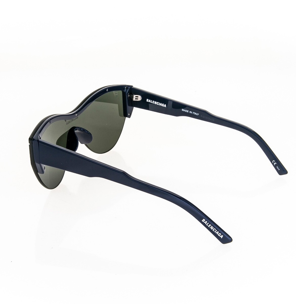 BALENCIAGA SKI 0004 Navy Blue Shield Mask Fashion Sunglasses