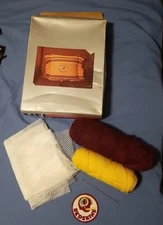 Vintage NFL Washington Redskins National Yarn Crafts Kit, No Instructions, Rare