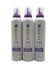 Biolage HydraSource Styling Mousse For Dry Hair 8.25 oz-3 Pack