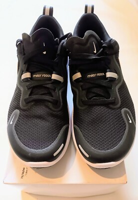 nike react miler women's black