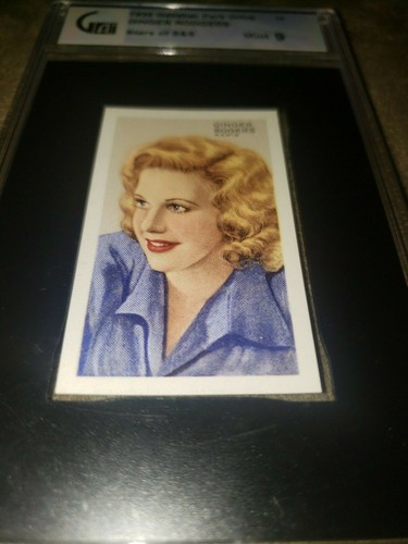 1935 Gallaher Park Drive #14 Ginger Rogers GAI 9 Mint (Hughes Tabakfund) - Bild 3 von 6