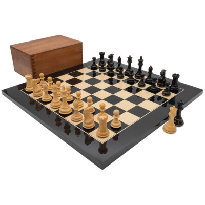 Luxus Staunton Wettkampf Schachspiel mit Koffer