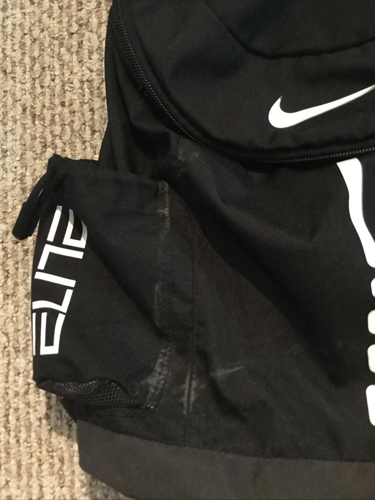 Nike Elite Black Basketball Backpack Multipockets & Zippers eBay