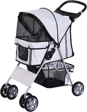 Passeggino per Cani Pieghevole Carrello per Animali Domestici Carrello Carrozzin