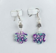 Earrings Whimsical Double Daisy Drop Earrings