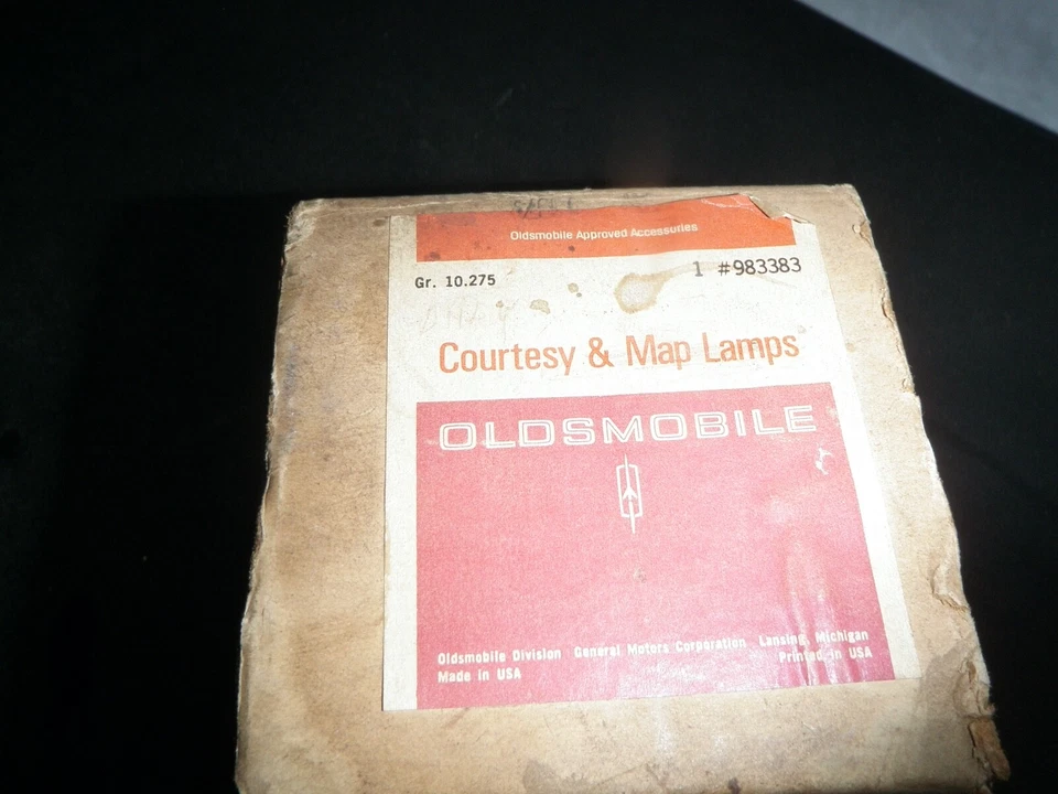 GM NOS 1967-73 Oldsmobile Cutlass 442 F85 Courtesy Map Lamps Rare Accessory OEM - Image 3 of 3
