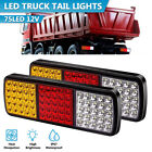 <!--F#f_0-->2 X 75 LED Tail Lights Stop Reverse Indicator 12V Ute Trailer Caravan Truck Boat<!--F/-->