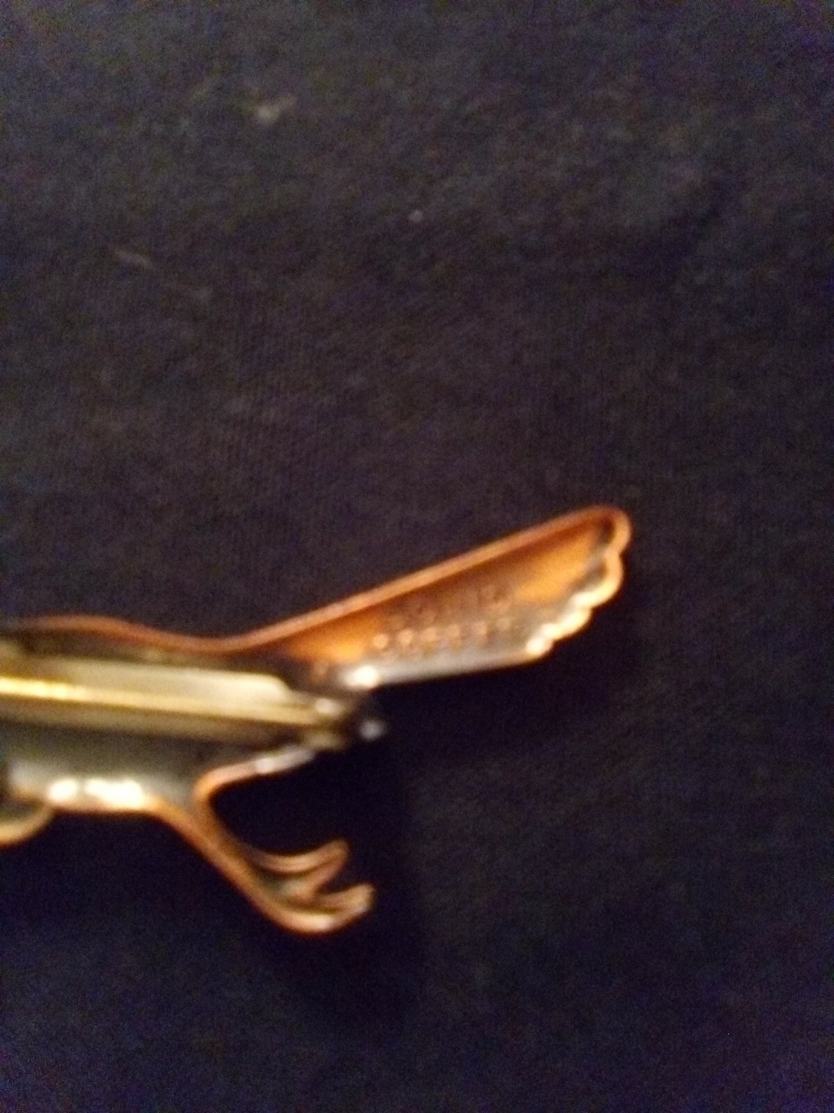 Vintage Solid Copper Roadrunner Pin/Brooch - image 4