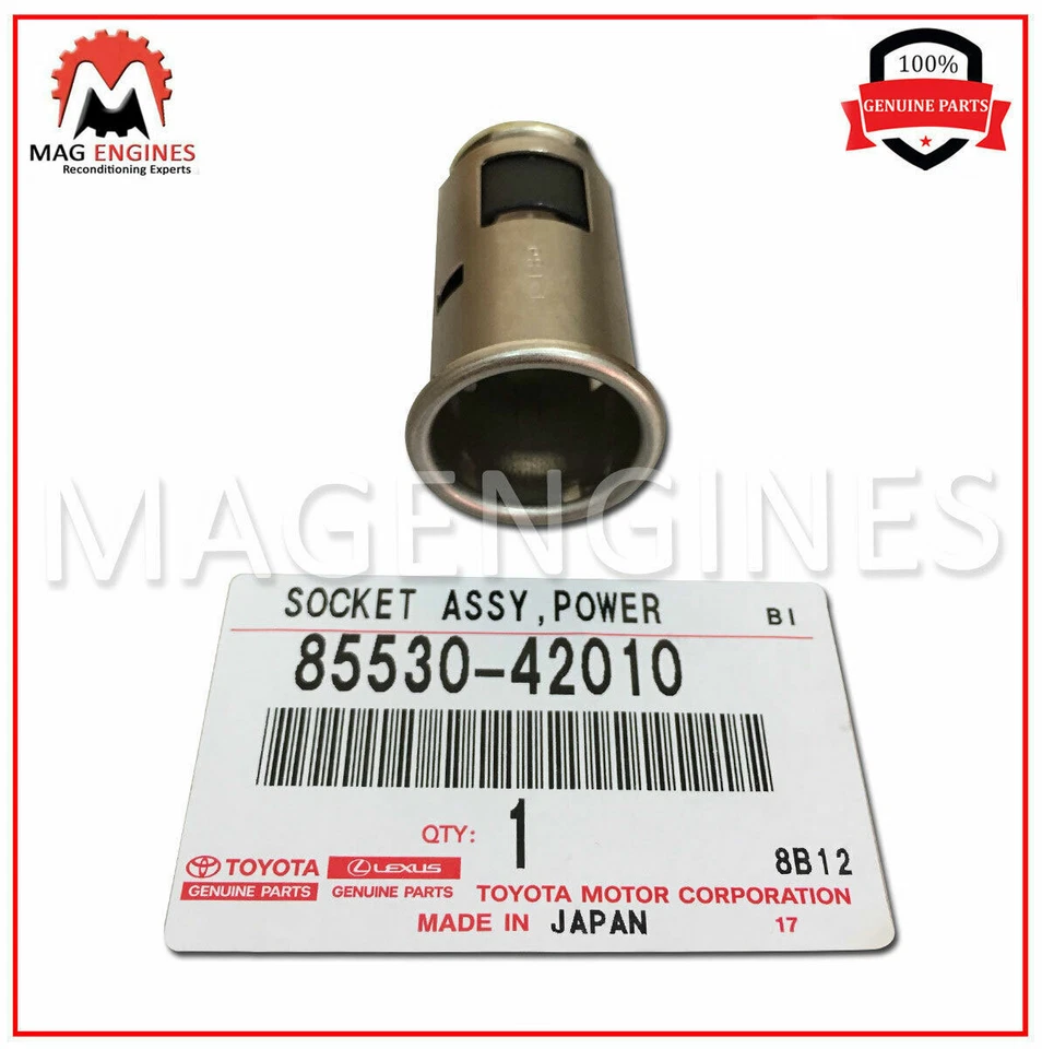 85530-42010 GENUINO OEM TOMA DE CORRIENTE CONJUNTO, CENTRO 8553042010 Foto 4 de 4