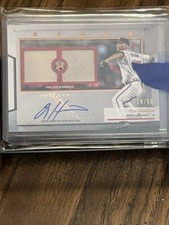 TIM HUDSON 2024 TOPPS MUSEUM SIGNATURE SWATCH BRAVES DUAL JERSEY PATCH AUTO /50!