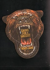 Yukon Jack Growl For A Grizzly! Coaster Canadian Whiskey & Honey