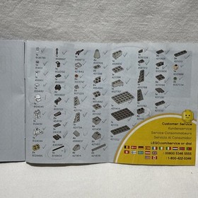 LEGO Star Wars First Order Snowspeeder Microfighter 75126 Incomplete 6 Pieces