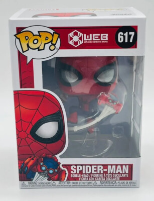 Funko POP WEB 617 Spider-Man Bobble-Head Figur Disneyland Paris Exklusiv