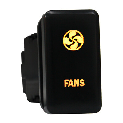 FANS 873O Push switch 12V For Toyota FJ Cruiser Tundra Highlander AMBER ...