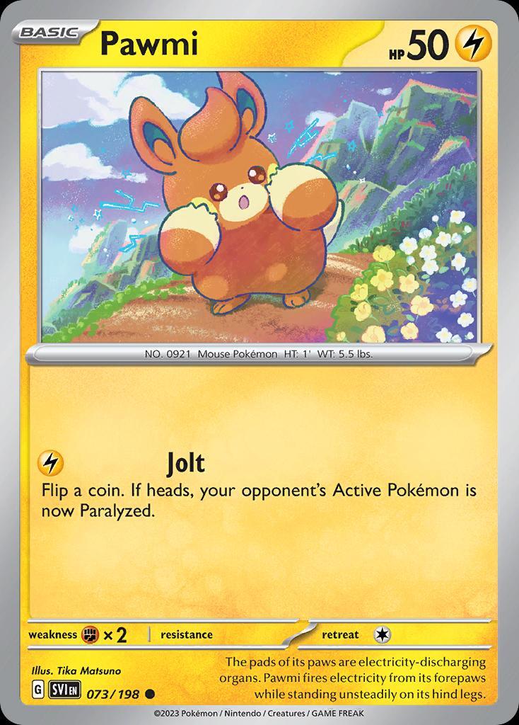Pokemon Pawmi (73/258) Scarlet & Violet LP